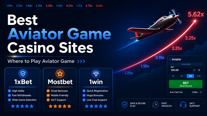 Best Aviator online casinos